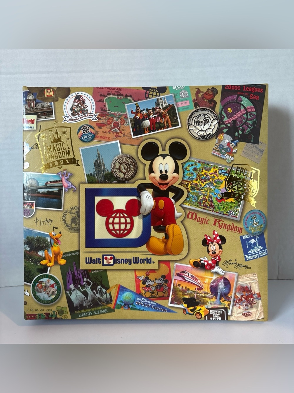 Walt Disney World 40th Anniversary Mickey Photo Album Vacation Memory Scrapbook